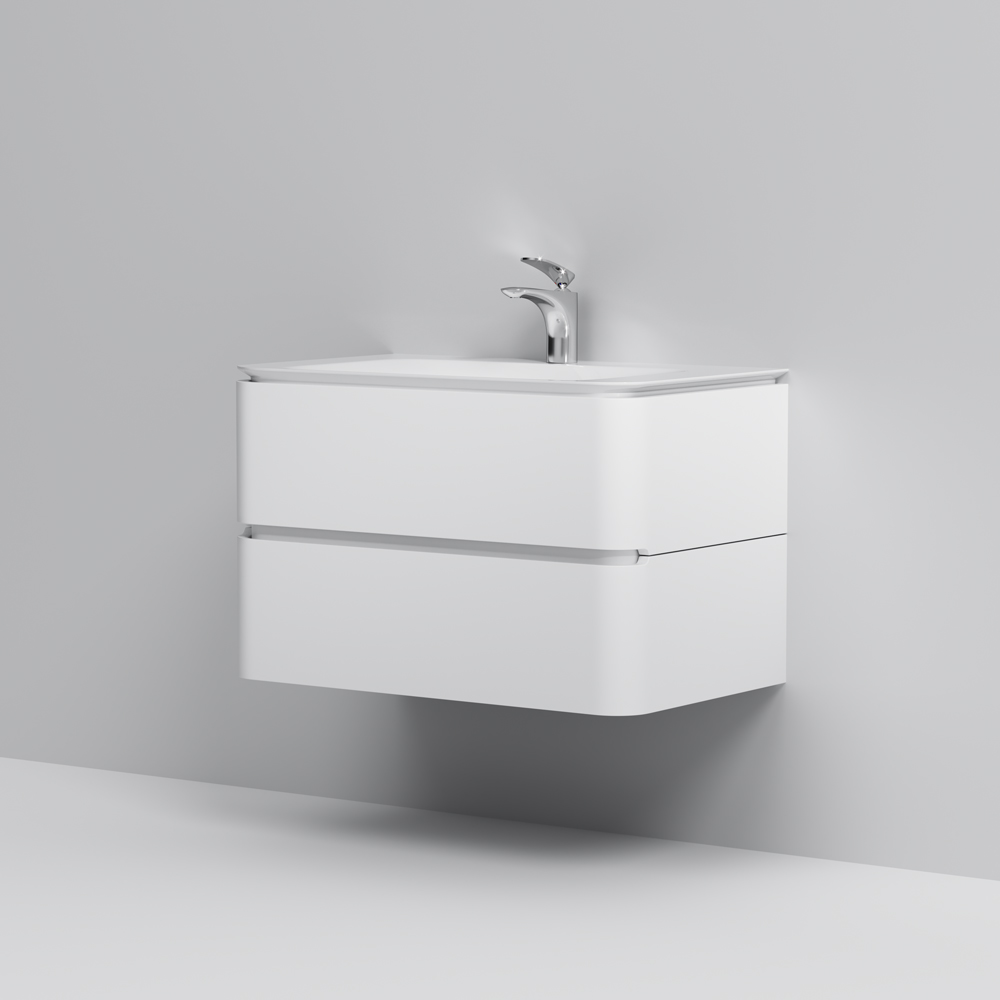 20926 Мебель для ванной подвесная, 80 см, белый глянец