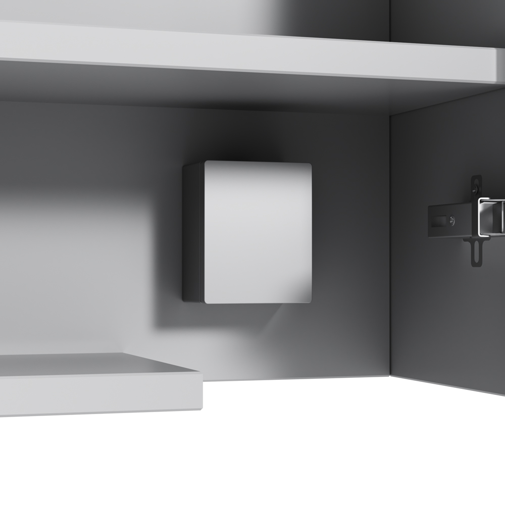 M70AMCX1001WG Зеркальный шкаф с LED-подсветкой, 100 см