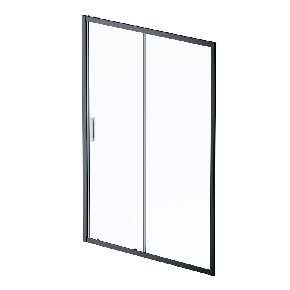 W90G-140-1-195BT Дверь душевая 140х195, стекло прозрачное